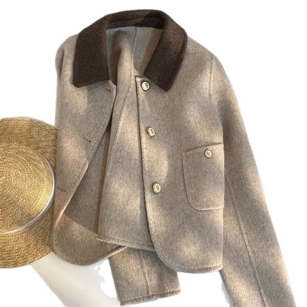 Elegant autumn fashionable retro jacket