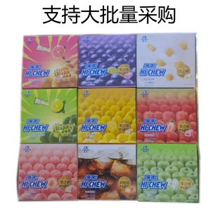 森永嗨啾水果味果汁充氣軟糖57g*12條/盒學生休閑奶糖果零食批發
