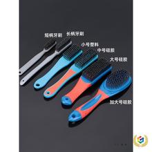 不锈钢钢丝刷文玩刷子打底带柄不掉色核桃金刚菩提子手串神s&