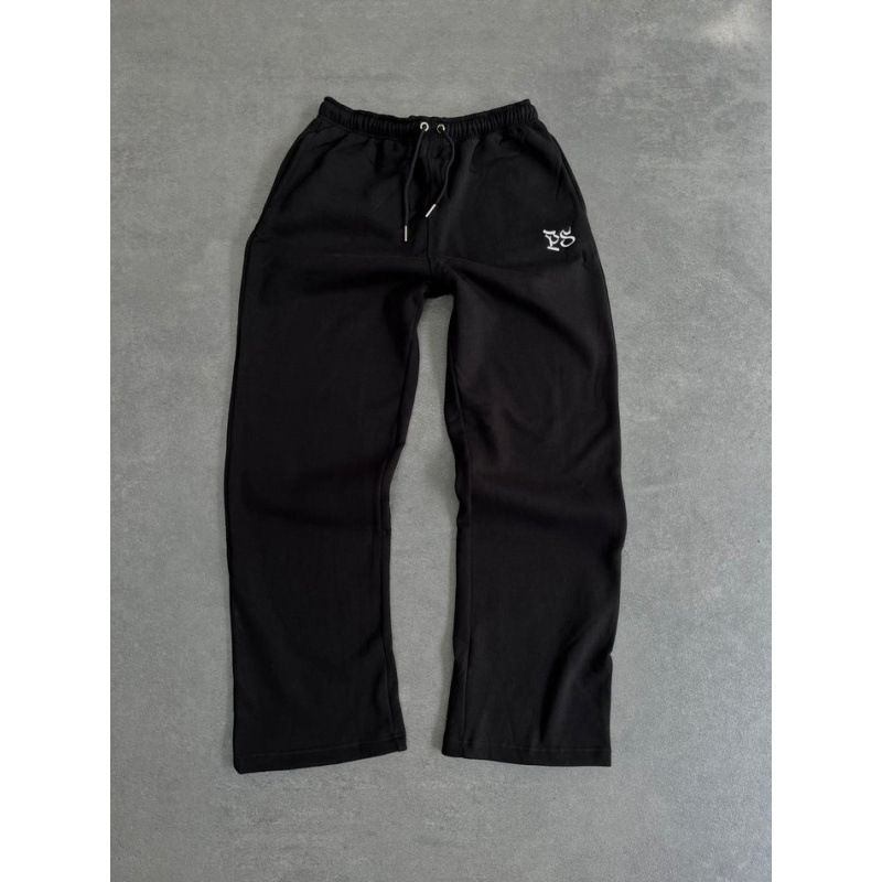 European and American cross-border hot-selling street hip-hop embroidered knit sweatpants men's fashion trendy brand trousers factory wholesale