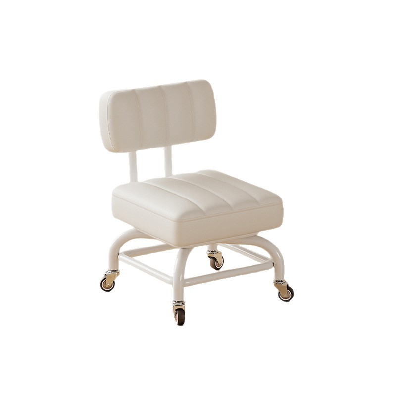 Rueda universal, pequeño taburete, polea de sala de estar, taburete bajo, respaldo para niños, baño de pies, taburete redondo, elevación giratoria, rueda silenciosa