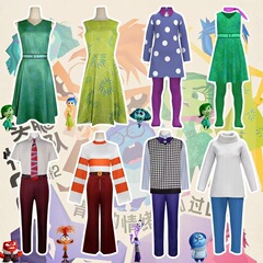 頭脳エージェントチームinside out2慕慕怒怒楽嫌嫌ワンピース子供はハロウィーンcos服になります。