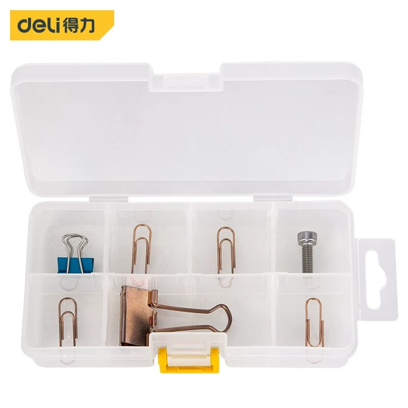 Доступный инструмент Коробка для хранения Коробка для деталей Прозрачная небольшая решётка может быть разделена на пластиковые электронные компоненты