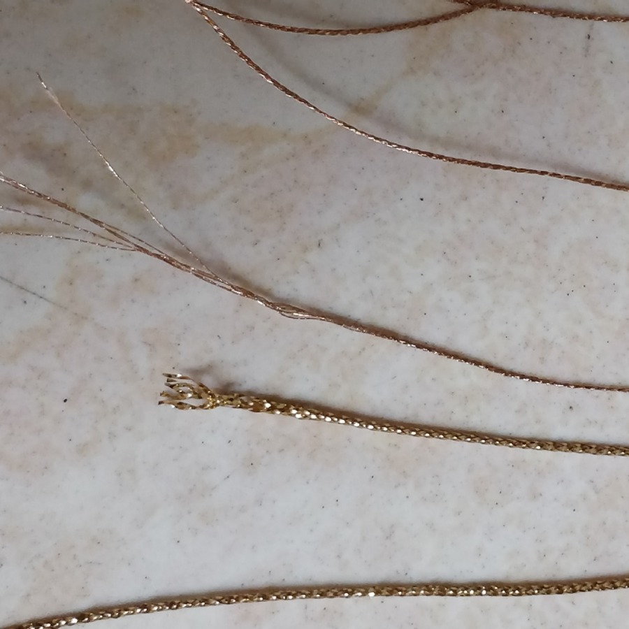 不到1mm直径圆型银金丝线绕纸塔管扁银色香槟金色长丝很窄的细线