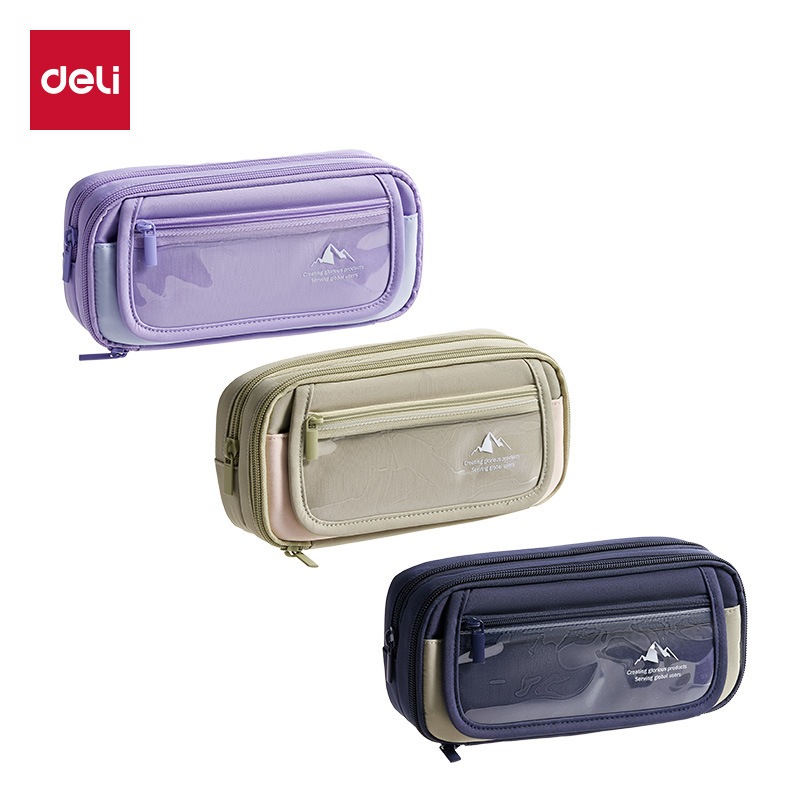 BC485 Bolsa de lápiz con tapa flip (color aleatorio)