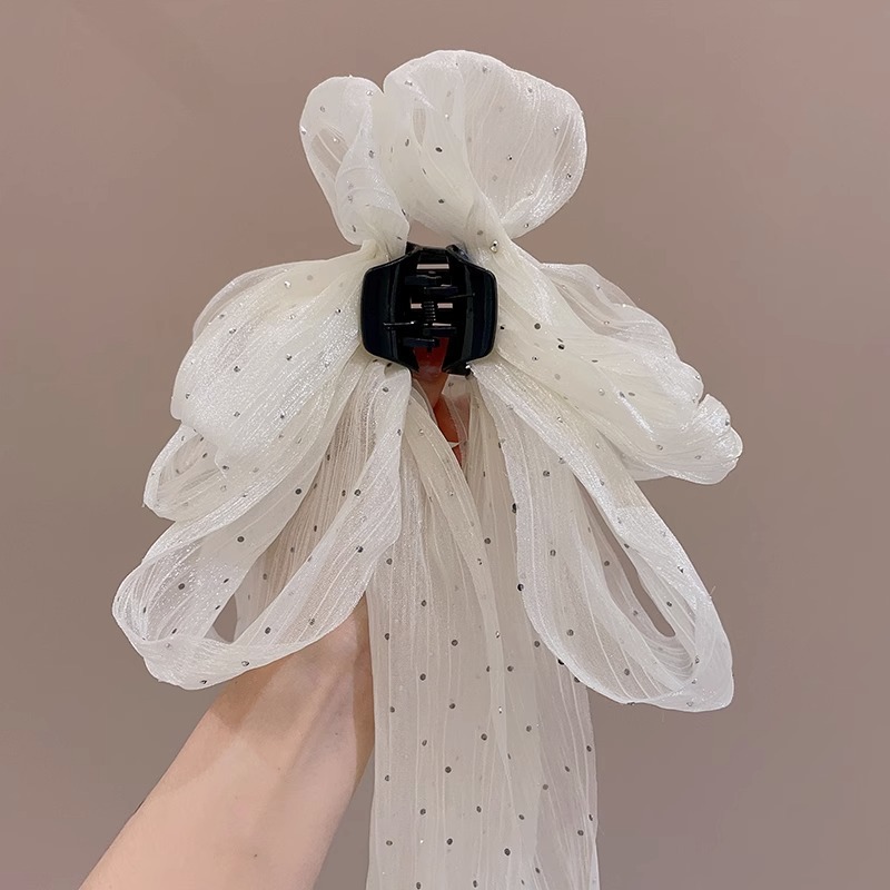 Accesorios para el cabello de pinza de tiburón de acrílico grande de Corea, clip de agarre para el cabello de disco simple, tocado de horquilla de cabeza femenina al por mayor