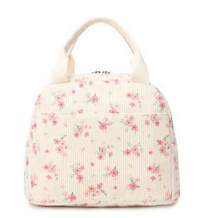 Amazon Large Capacity Fashion Printed Portable Lunch Bag Factory Spot Direct Supply Foreign Trade Cost-Effective Lunch Bag