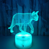 Creative touch table lamp, night light, suitable for import, 3D, 16 colors, remote control