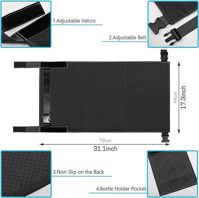 Children's aircraft lounge aircraft seat extender, retractable, essential items for children traveling