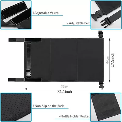 Universal Foot Pad aircraft seat extender
