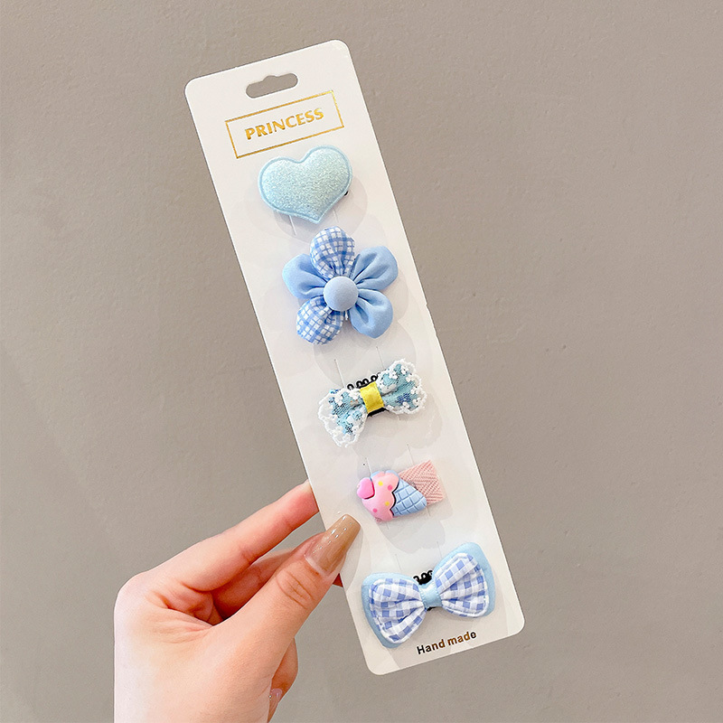 Horquilla para bebés, bolsa de tela completa, clip para cabello para bebés, no daña el cabello, niños, niñas, horquillas, lindos accesorios para el cabello, sombreros