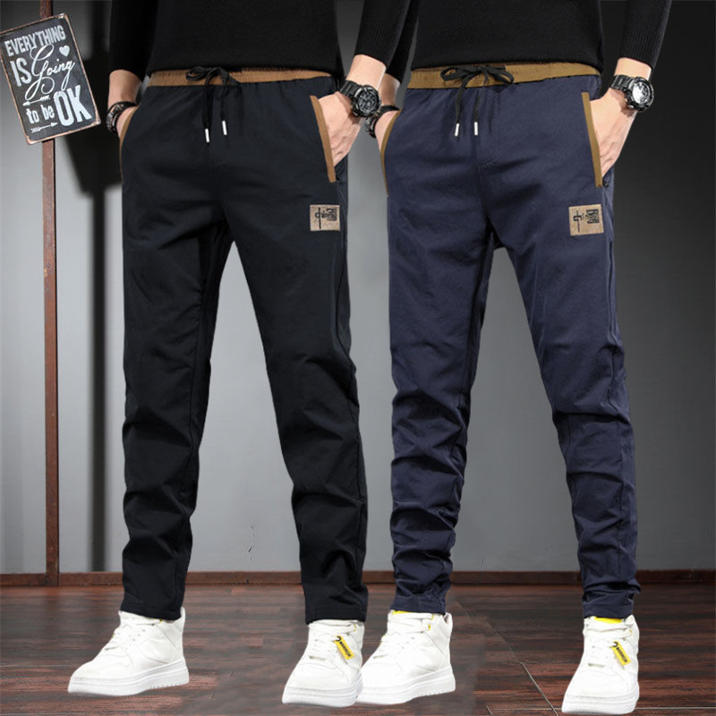 Summer Work Pants for Men, Construction Site Workers, Stain-Resistant Sports Pants for Work, Thin Loose Work Clothes