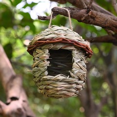 Bird house, bird shed, bird nest, woven grass bird cage, parrot cage, Plato bird, pet bird cage, mynah bird, budgerigar, live bird, cross-border
