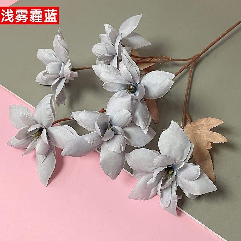 라이트 헤이즈 블루 6 헤드 이브닝 룩