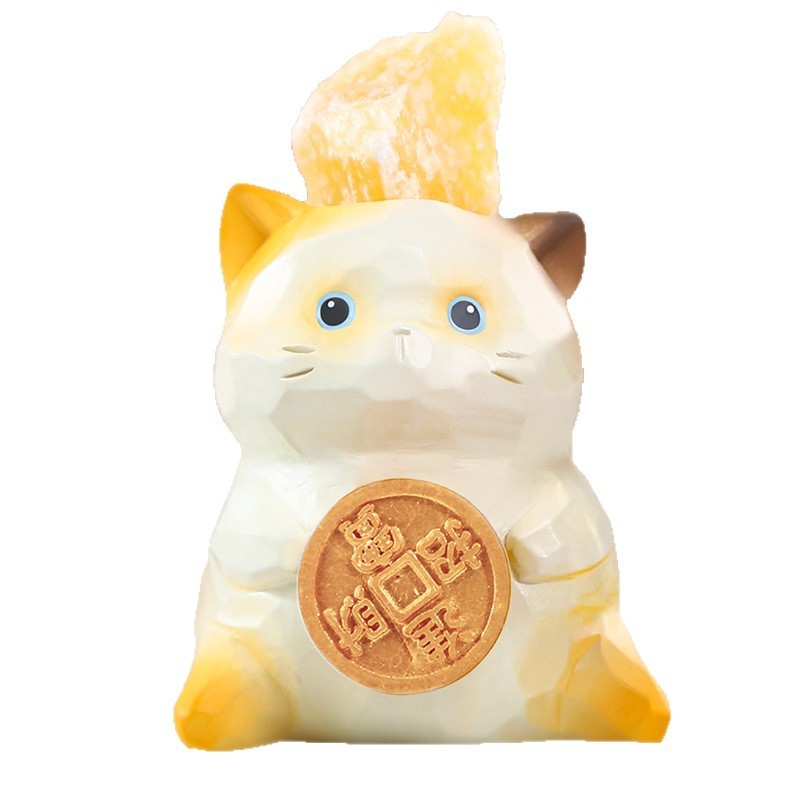 猫猫能量PAI盲盒树脂摆件创意潮玩桌面装饰水晶盲盒小红书同款礼|undefined