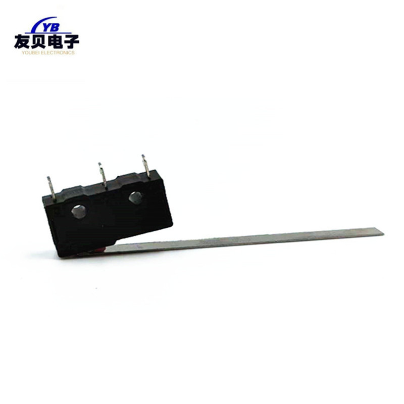 微动开关铜触点KW12 5A125/250V 3脚按通行程限位触点按键开关