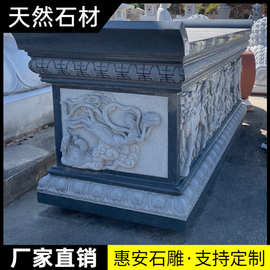 石雕古大理石青石供桌供台供奉寺庙石材香炉鼎佛堂墓地祠堂祭祀