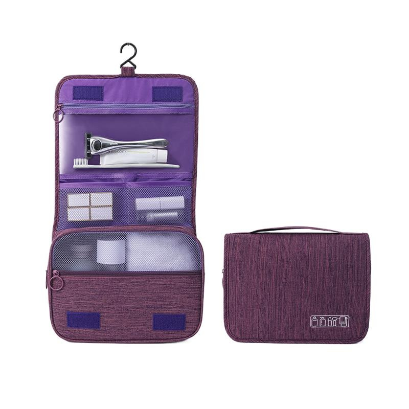 Nueva bolsa de lavado de viaje de tela Oxford bolsa de almacenamiento de maquillaje de moda simple bolsa de lavado de almacenamiento doméstico portátil para mujer