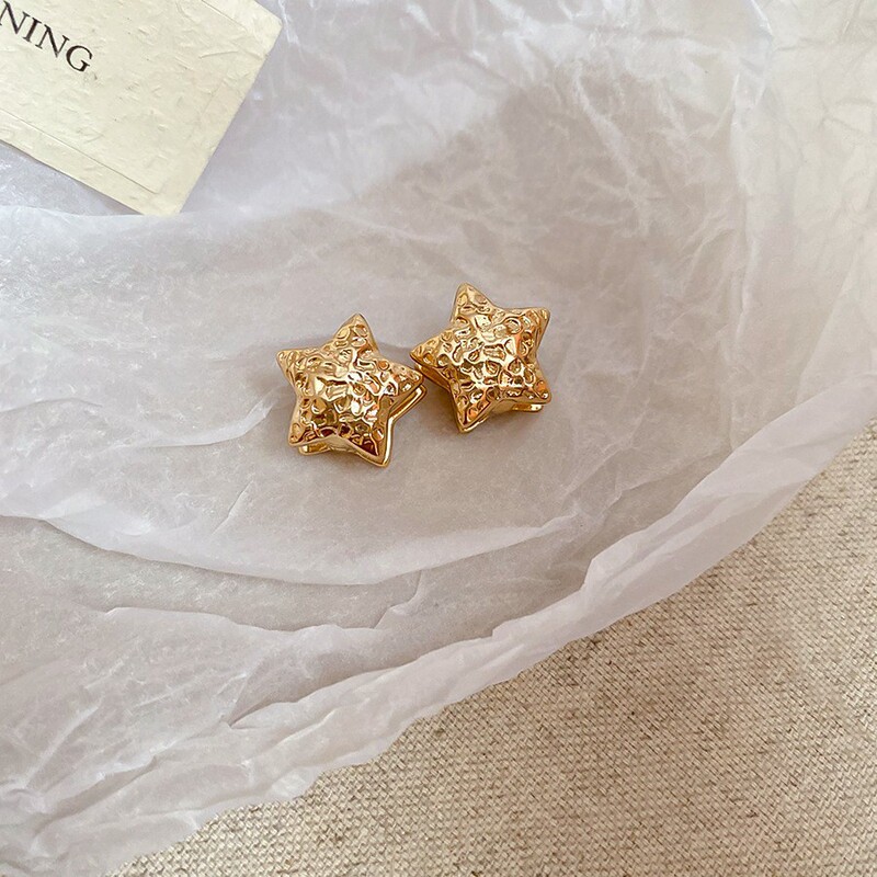 银针金属感光面几何圆形耳钉欧美简约冷淡风耳环小众设计感耳饰女|undefined