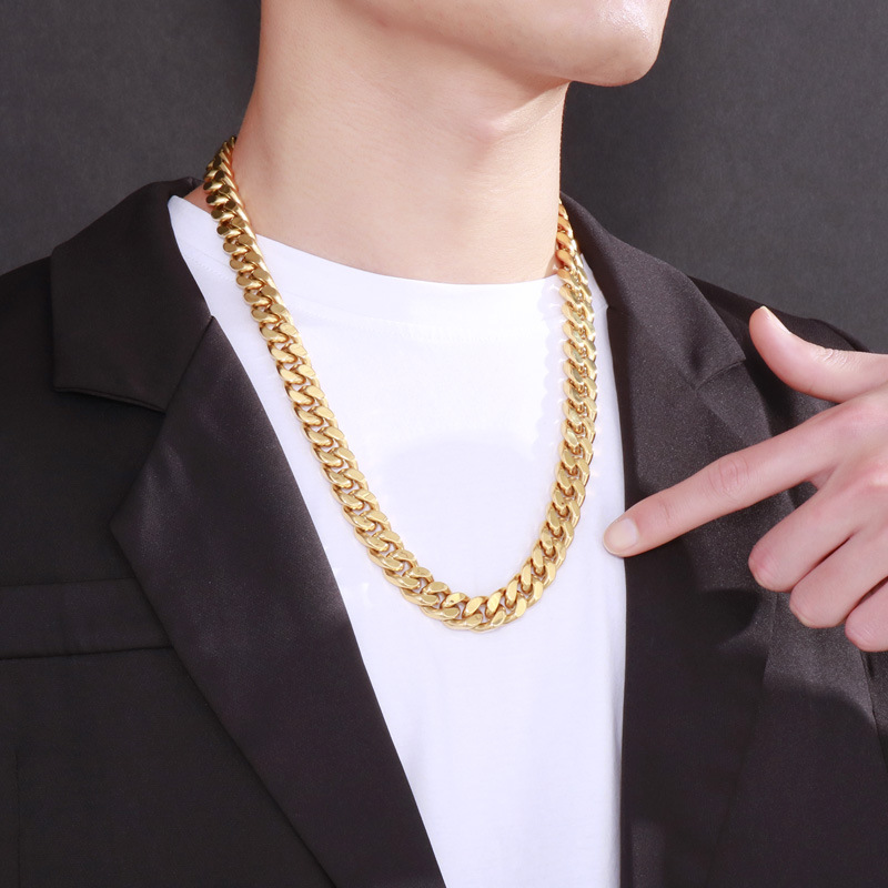 Fashion Geometric Stainless Steel Necklace Stainless Steel Necklaces_colorza_12