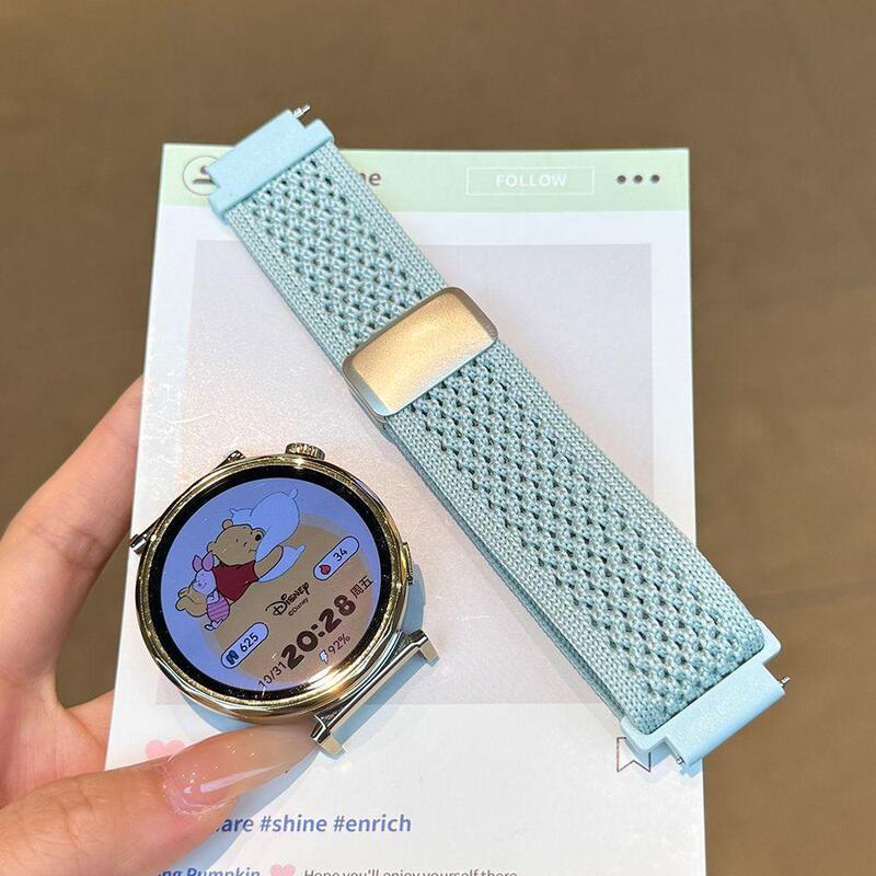 Suitable for Xiaomi Watch 5 nylon knitted strap color/2 magnetic S2/S1 pro Huami GTR4/3/2e