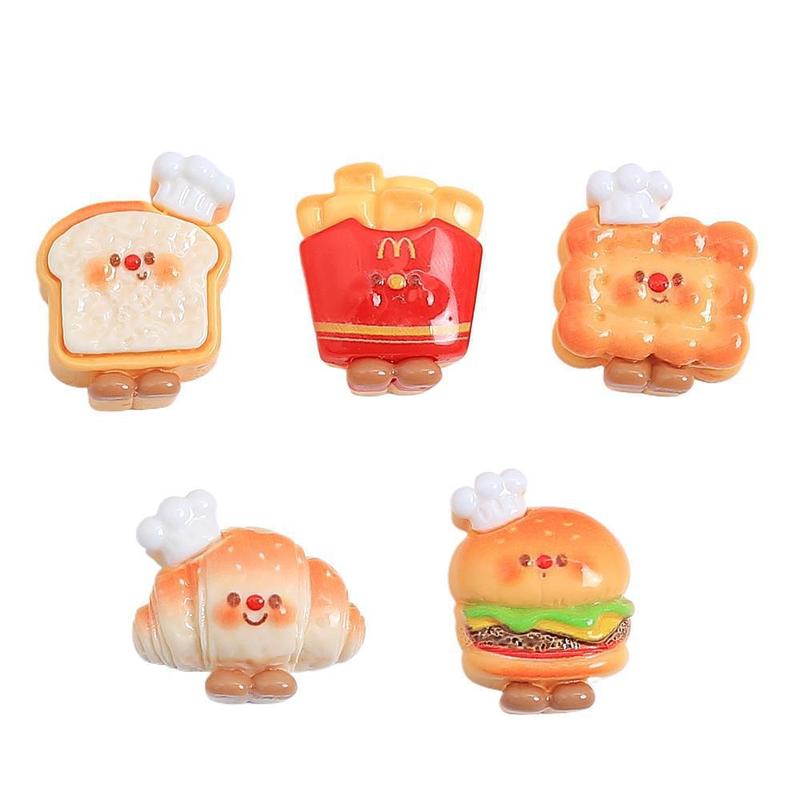 卡通厨师饼干食玩手工diy自制饰品配件奶油胶树脂小配件材料批发|undefined