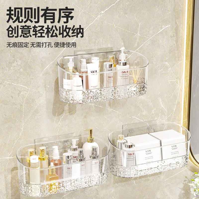 Полка для ванной комнаты Прозрачная полка для ванной комнаты