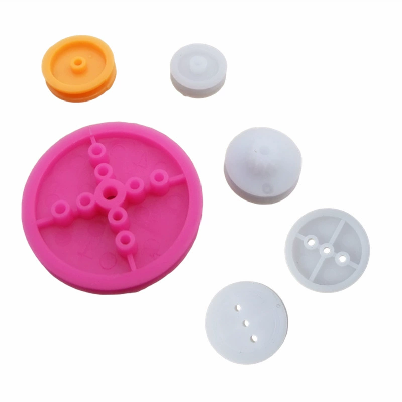 Plastic gears, belt with gears, science and technology, handmade