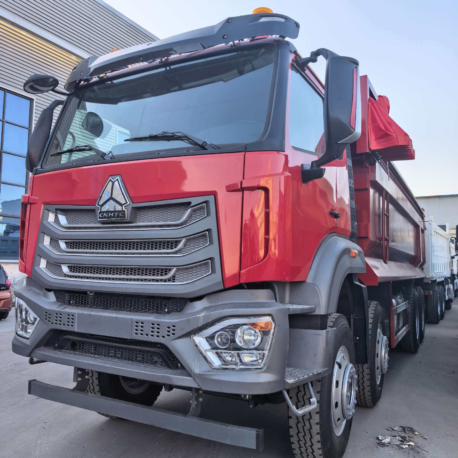 Export of Used Sinotruk Howo Nx Dump Truck 430 Horsepower Dump Truck for Transporting Gravel and Soil Howonx Dump Truck