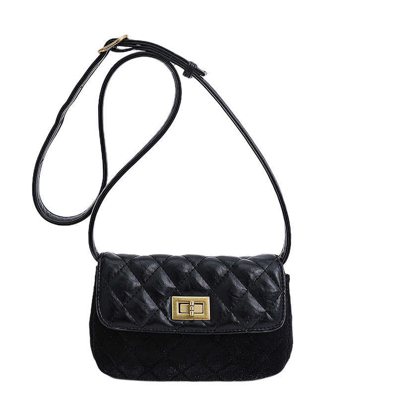 Bolso de mujer 2025 nuevo estilo Xiaoxiao Ling color contraste mochila de textura de lujo ligero de alto nivel bolso de hombro pequeño