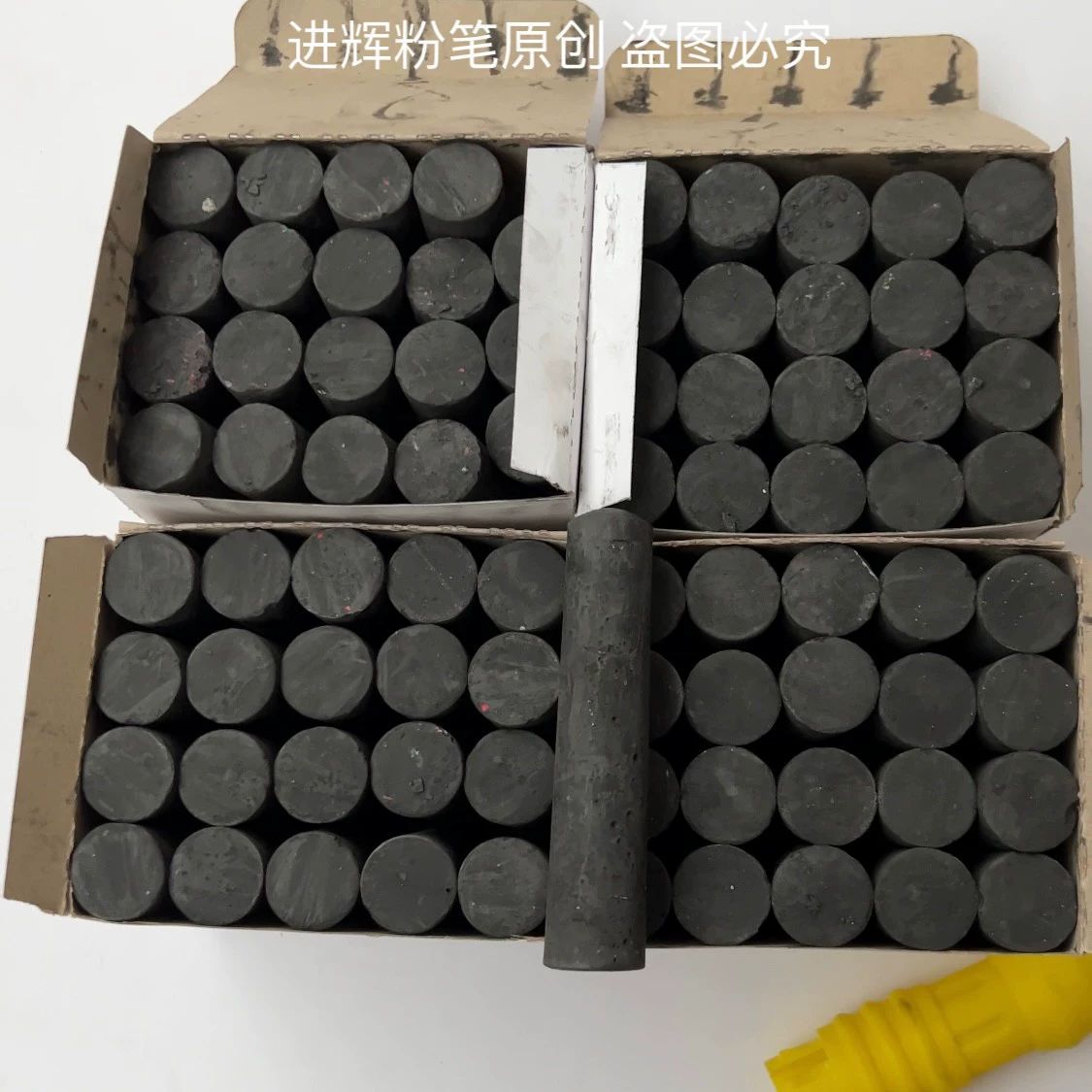 Черный большой толстый мел для разметки точек на дереве, строительных площадках судов и цементных стенах, утолщенная версия, 1 коробка.