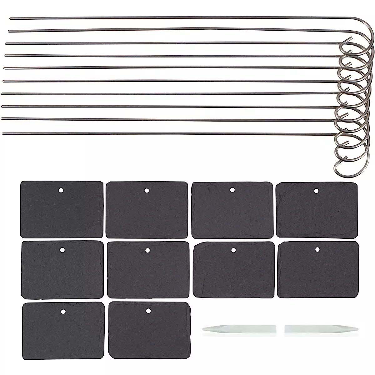 Suministro directo de fábrica de etiquetas de plantas, etiquetas de flores, etiquetas de árboles frutales, letreros de jardín de acero inoxidable, letreros de árboles de pizarra