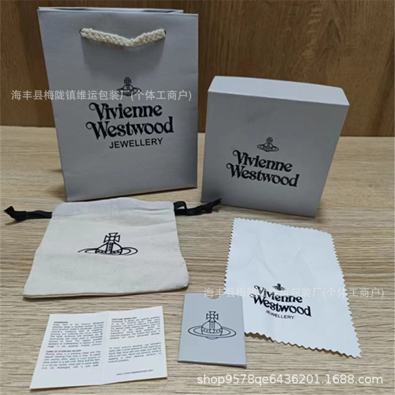 西太后原包装新款薇薇饰品礼盒vivi项链手链耳钉通用盒厂家直销