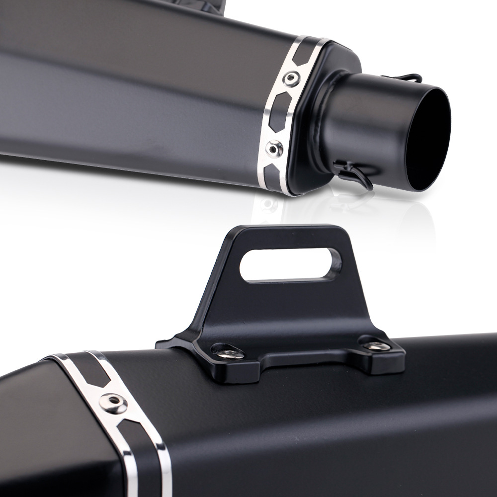 Suitable for Motorcycle Exhaust Pipe Modification Mt03 R25 R3 Front Section Small Tapered Hexagonal Tail Section 16-24 Years
