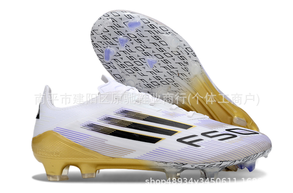 Fábrica de Putian al por mayor F50 zapatos de fútbol FG zapatos con lengua baja zapatos de fútbol hombres
