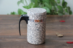 5YA1 Maifanstone Water Cup Tea Cup Retro Natural Simple Home Use with Lid Optional Non-Ceramic Alkaline Original Stone