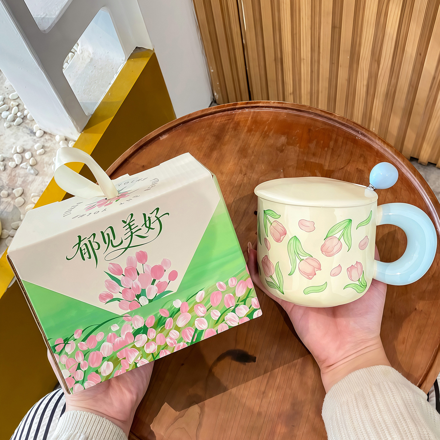 Día de San Valentín regalos de cerámica tazas de regalo de alta calidad tazas de regalo prácticas para abrir compras empresariales image 17