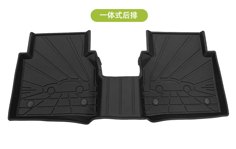 Suitable for Audi A6L, eco-friendly TPE injection-molded car floor mats, custom-fit interior, full coverage, waterproof, dirt-resistant protective mats