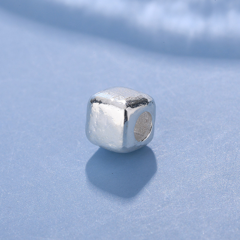 999 純銀アクセサリー五行金木水火土ビーズバケツビーズ DIY 編組ロープブレスレットルースビーズビーズ|undefined