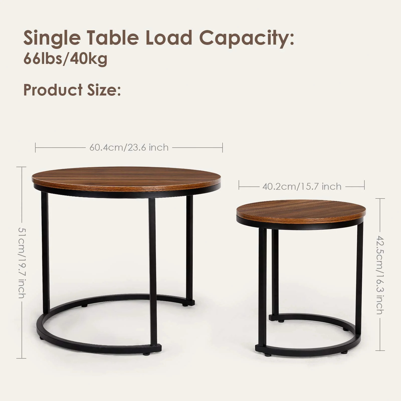 Mesa redonda de té de estilo retro europeo y americano Mesa de té de hierro Mesa de té retráctil para el hogar Placa de combinación Mesa de té