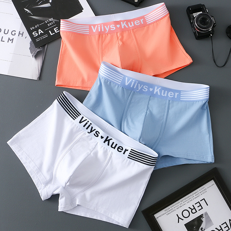 Factory wholesale generation men's underwear men's cotton boxers youth personality boys boxers shorts head summer Factory wholesale generation men's underwear men's cotton boxers youth personality boys boxers shorts head summer