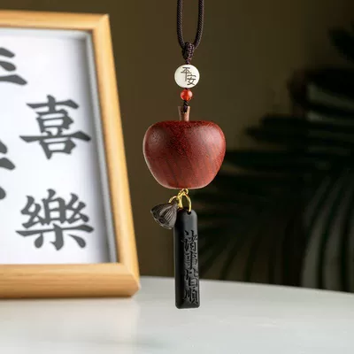 Decoration Gift, Car hanging - apple-ebony-everything-goes-well-