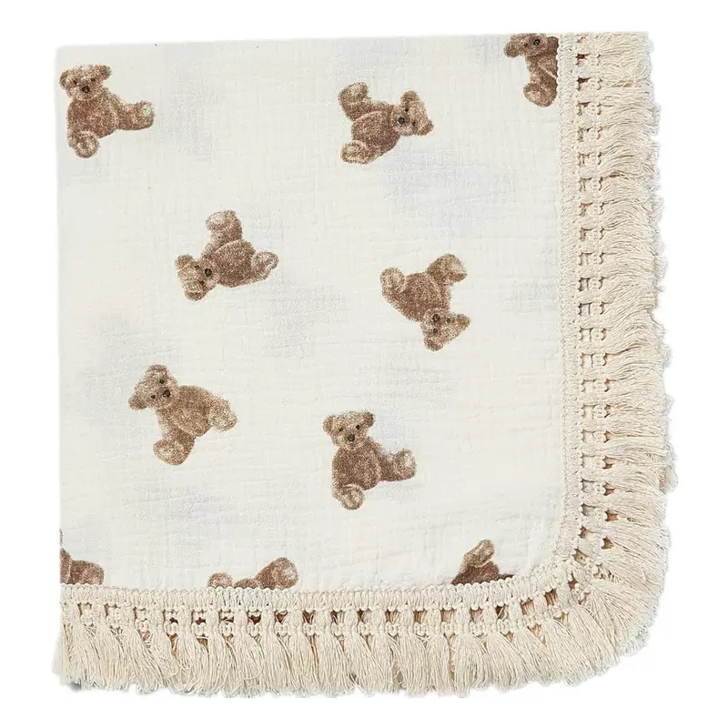 跨镜新生婴儿棉纱布毛毯卡通儿童毛巾被子毯子盖毯夏凉空调被浴巾