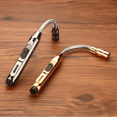 K17 high-power inflatable straight-charge soft tube welding torch lighter 360° handheld spray gun with visual gas tank cross-border premium product