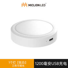 LED小夜灯橱柜灯电池款感应灯智能新款床头灯创意新款磨砂衣柜灯
