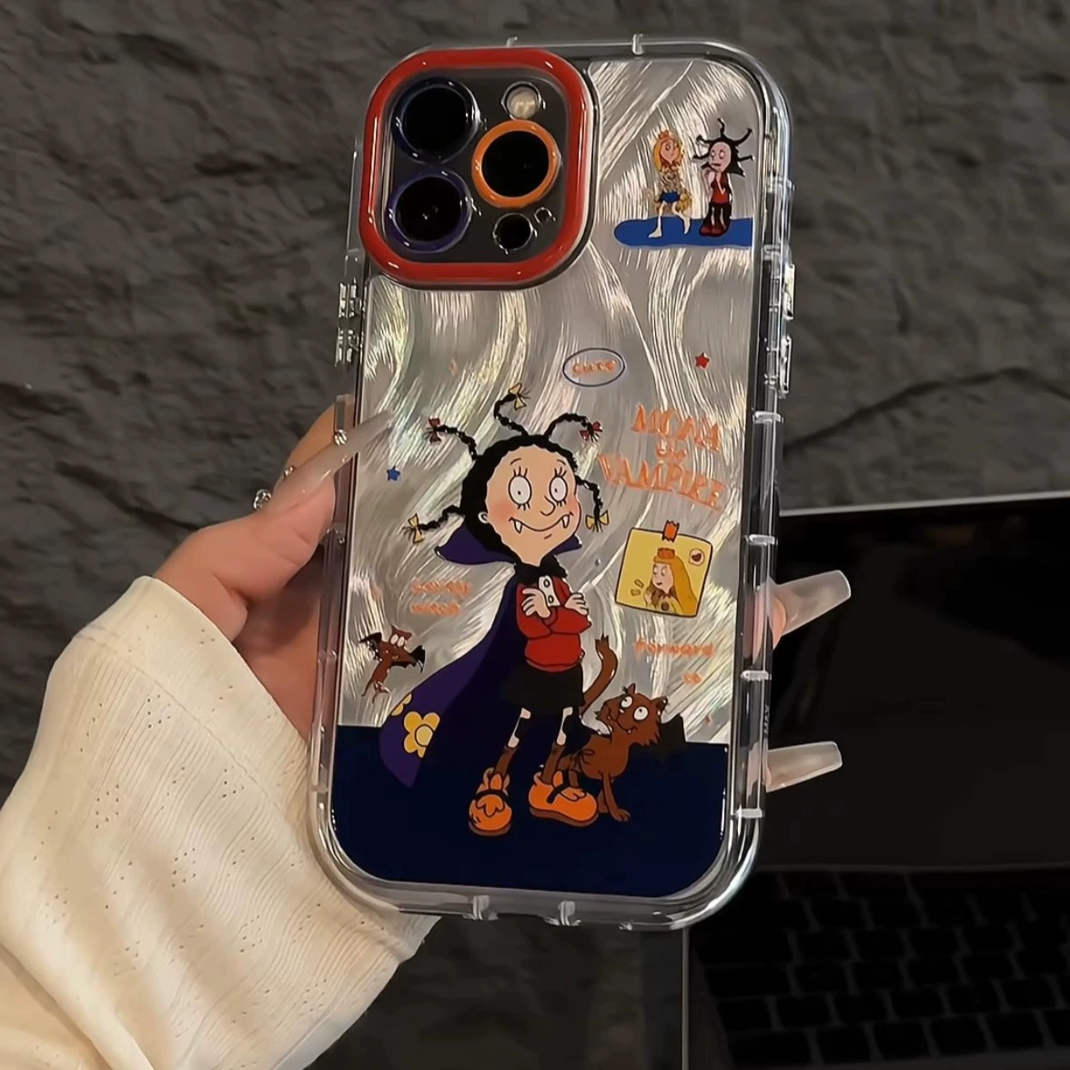 Коллекционная Apple, чехол для телефона cartoon ноутбук, iPhone16 Pro, совместимый чехол для телефона, iPhone 15/16, iphone, 14, 16promax