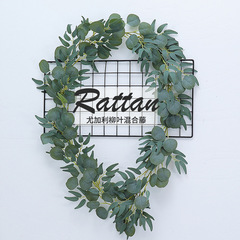 Hanging decorations, home decoration, fake flowers, rattan, eucalyptus, vines, flower vines, landscaping, fake flowers, leaves, simulated green plants