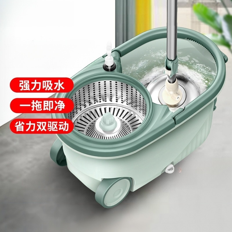 회전걸레, 가정용 원걸레, 핸즈프리 세탁, 단일통 흡수천, 게으른 바닥걸레, 자동 건조 및 탈수