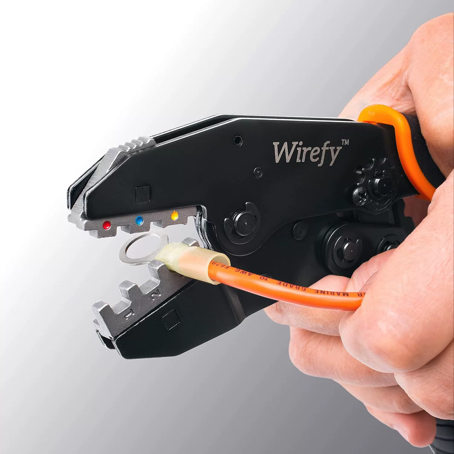 Кримпзанг с быстрой сменой обратной формы Wirefy Crimpzange