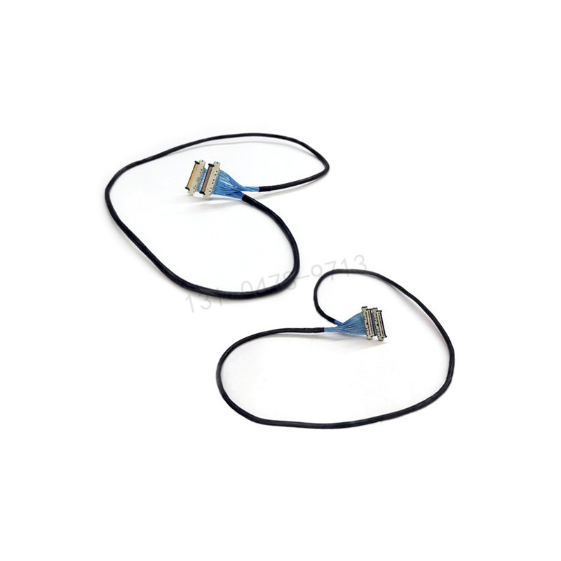 DF19-20-单6 20针片插单6位屏线 定制 主板 LVDS液晶屏连接线